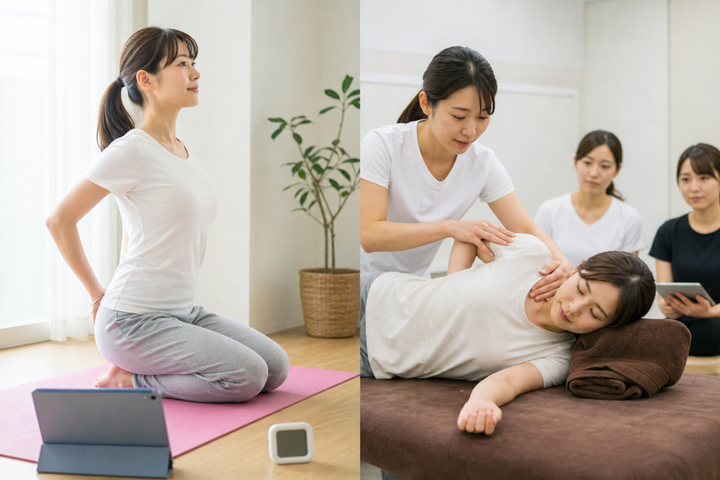 一人でできる練習と指導者が必要な練習を分ける