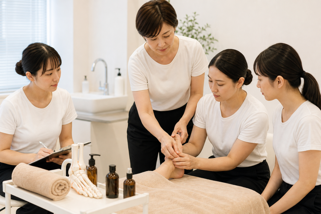 初心者が最初に学ぶ7項目と基本施術の組み立て